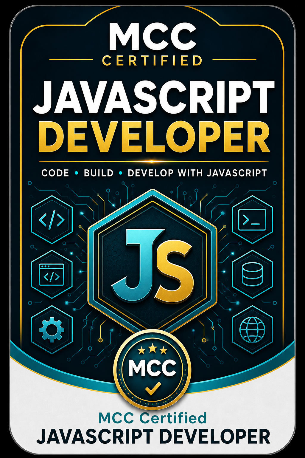 MCC Certified JavaScript Developer