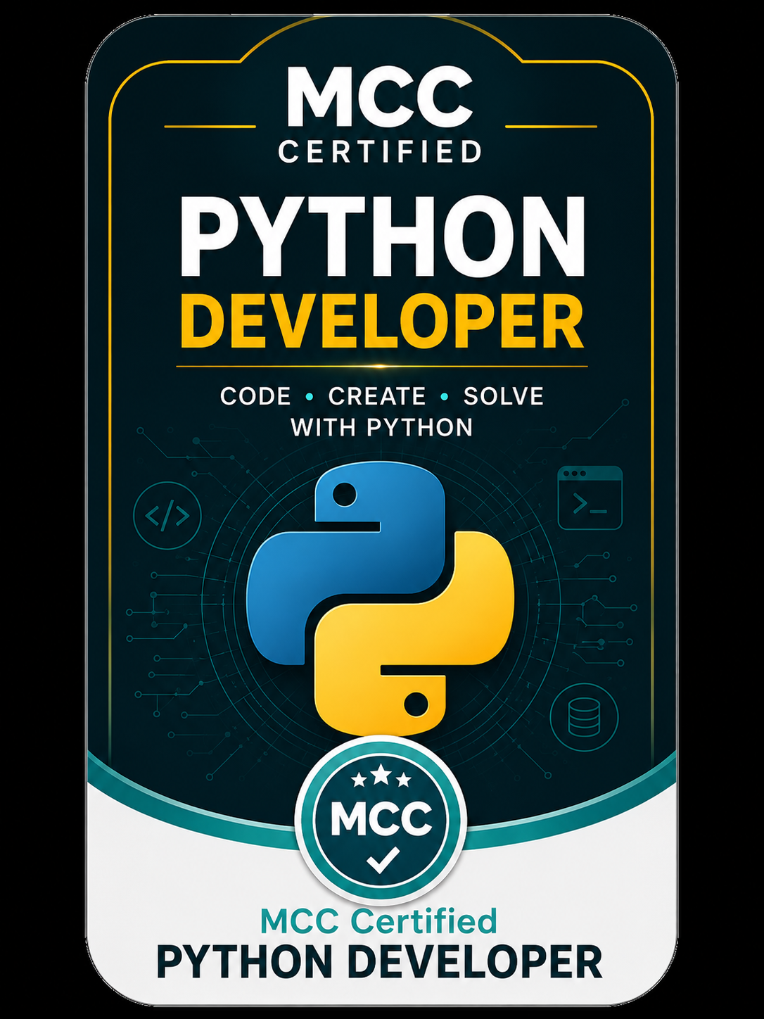 MCC Python Certifications Pathway